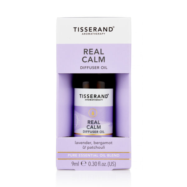 Óleo para Difusor Real Calm 9ml Tisserand (Patchouli, Bergamota e Lavanda)