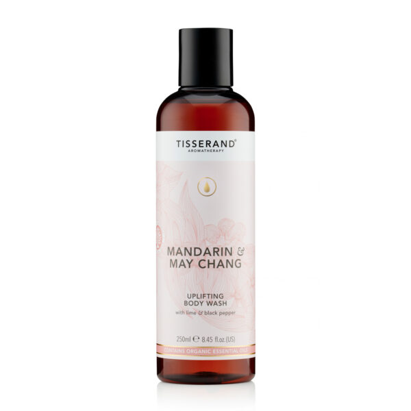 SABONETE LIQUIDO CORPORAL REVIGORANTE  DE MANDARINA E LITSEA CUBEBA 250ML TISSERAND ( UPLIFITING BODY WASH )