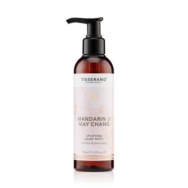 SABONETE LIQUIDO PARA MÃOS EDIFICANTE DE MANDARINA E LITSEA CUBEBA 195ML TISSERAND (UPLIFTING HAND WASH)