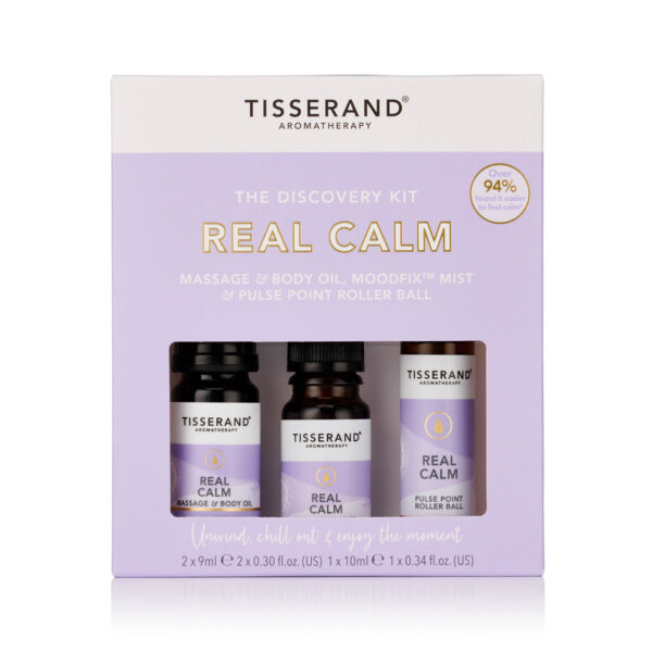 KIT RITUAL REAL CALM 2 X 9ML E 1 X 10ML TISSERAND (THE DISCOVERY 3 ETAPAS PARA ACALMAR E RELAXAR)