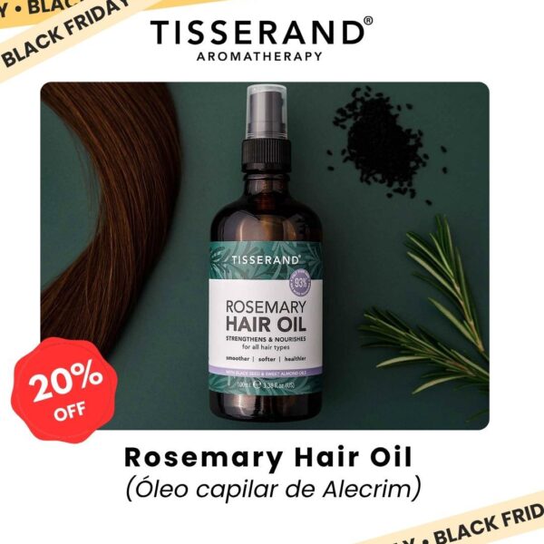 ÓLEO DE ALECRIM PARA O CABELO 100ML (ROSEMARY HAIR OIL )